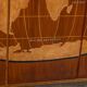 20thc italian stylised "map of the world" cabinet c.1950