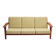 3 seater sofa by Hans Wegner for Getama, modell GE 290 in teak