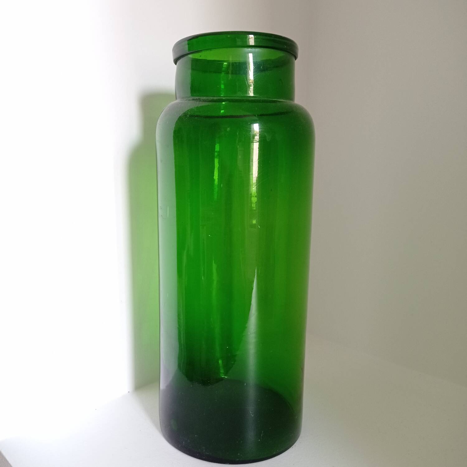 Pot à pharmacie verre soufflé