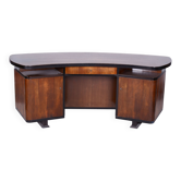 Art Deco Writing Desk in Walnut by J. Divíšek, Czech, 1930s