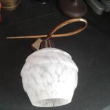 Speckled glass sconce