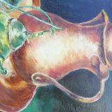 Oil on still life canvas