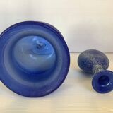 Murano scavo vase duo