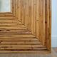 Rattan mirror XXL 120cm x 120cm