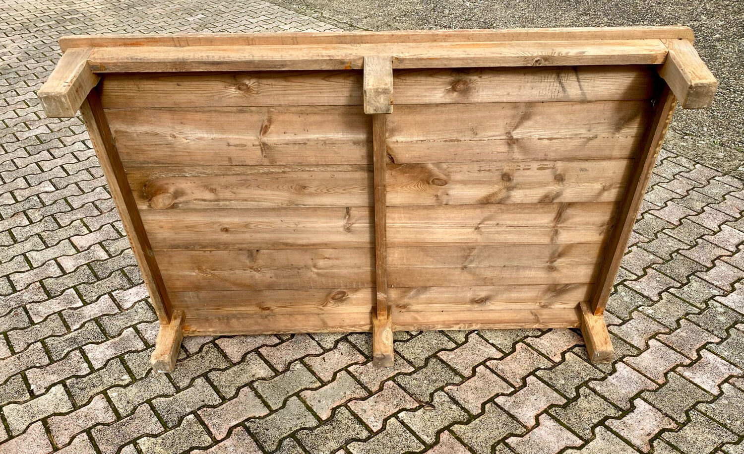 Natural wood coffee table