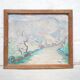 Old painting on panel signed M. Gay