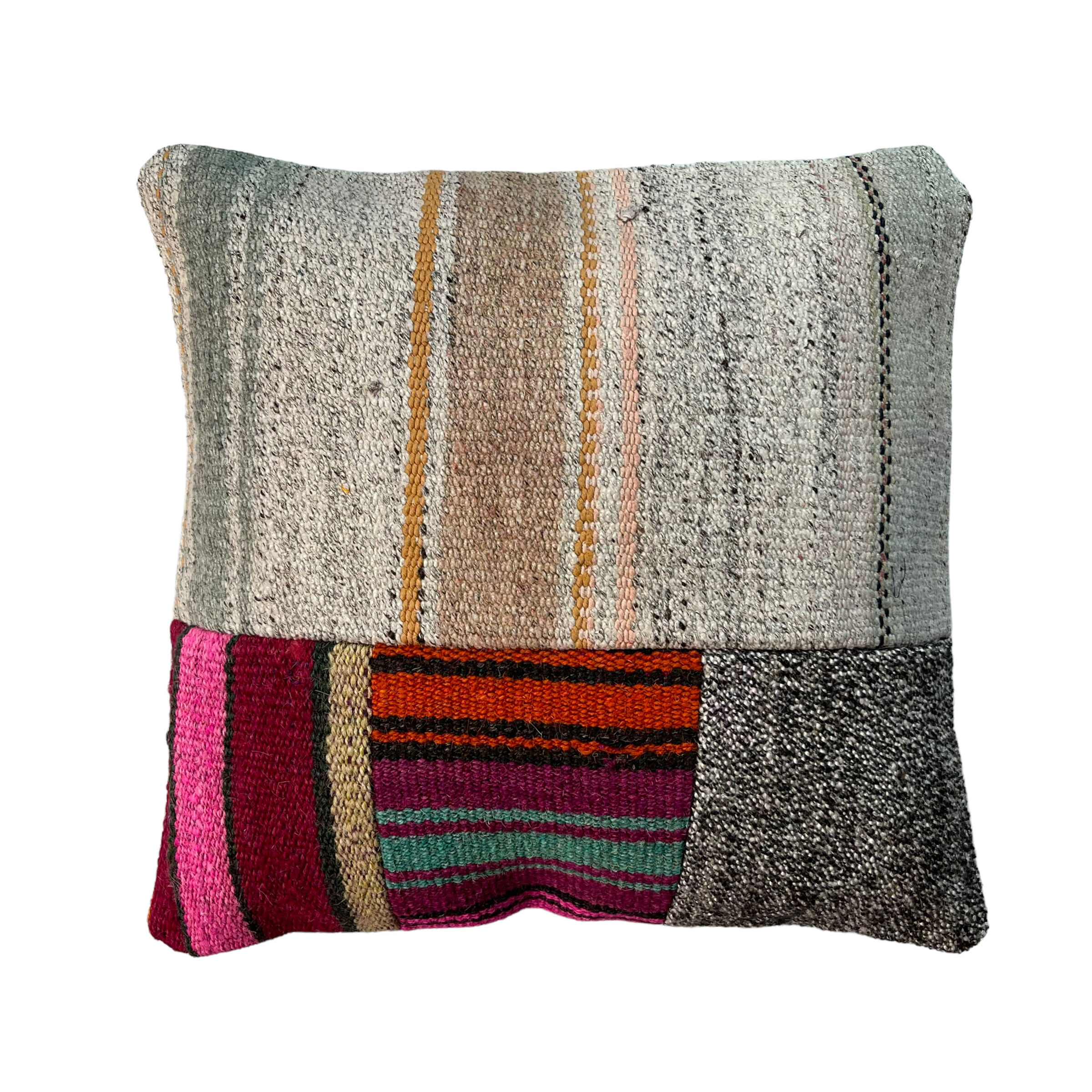 Housse de coussin kilim turc vintage 40 x 40 cm
