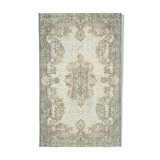 Hand-Knotted Decorative Turkish Beige Carpet 176 cm x 300 cm - 25022