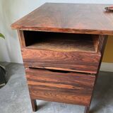 Bureau et sa chaise scandinave palissandre