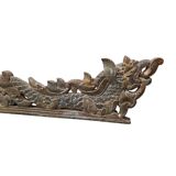 Old Indonesian Wood Carving With Dragons, 1st half 20th century