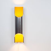 Pair of vintage Danish wall sconces Pandean by Bent Karlby, Lyfa, 1960s