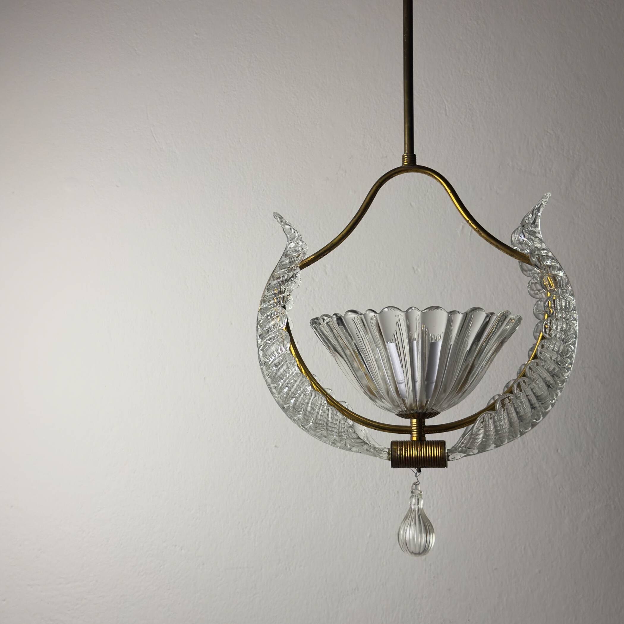 1930s Vintage Murano chandelier by Barovier & Toso, Italy