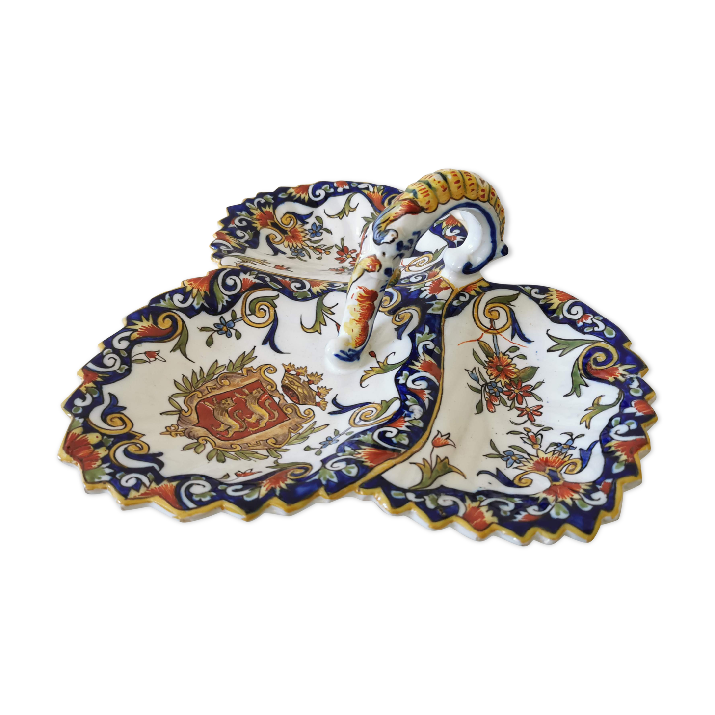 Faience servant of Desvres late nineteenth, early twentieth