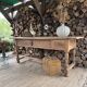 Work table or renovated antique draper's table