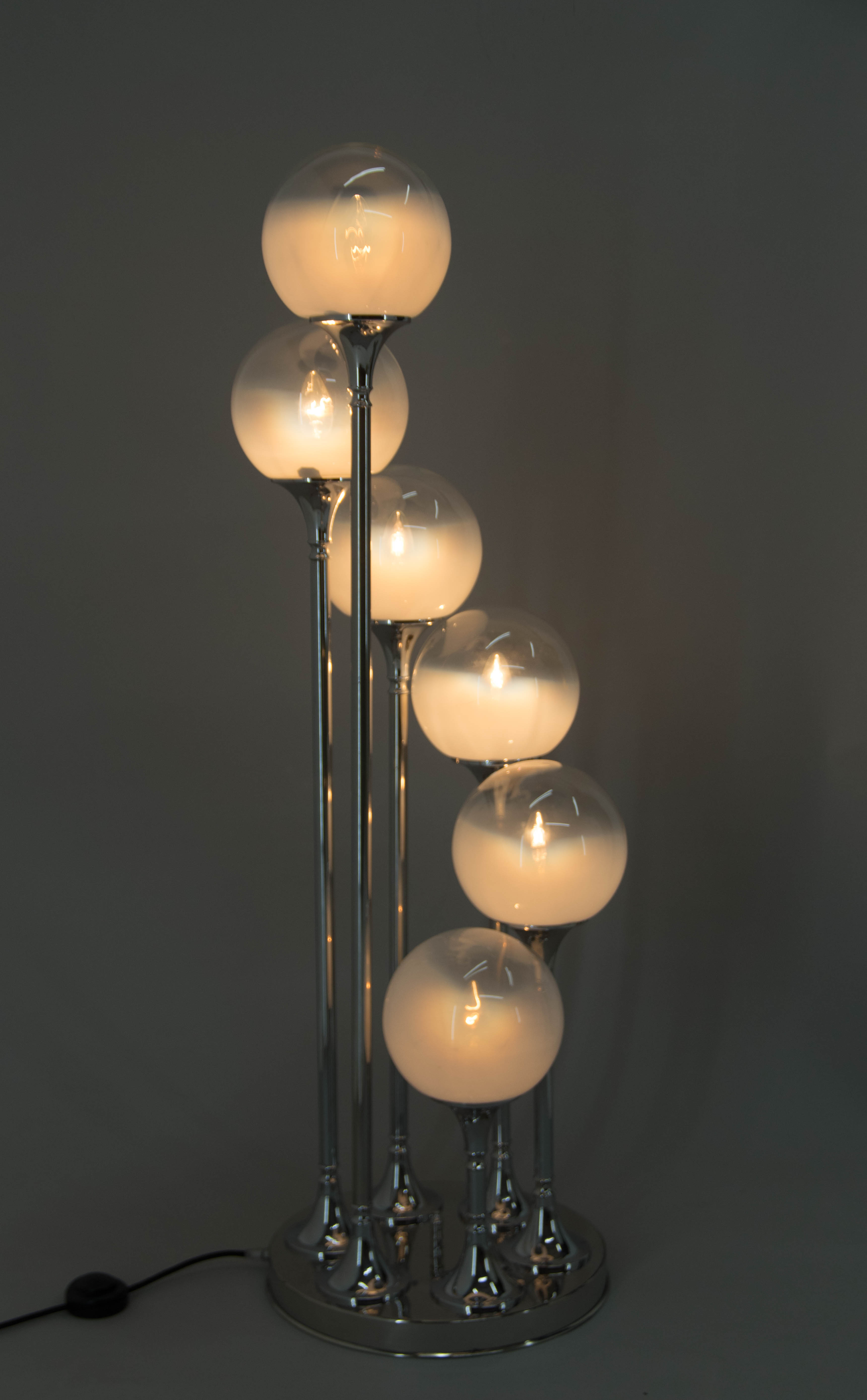 6-arms Floor Lamp by Targetti Sankey, Italy, 1960s