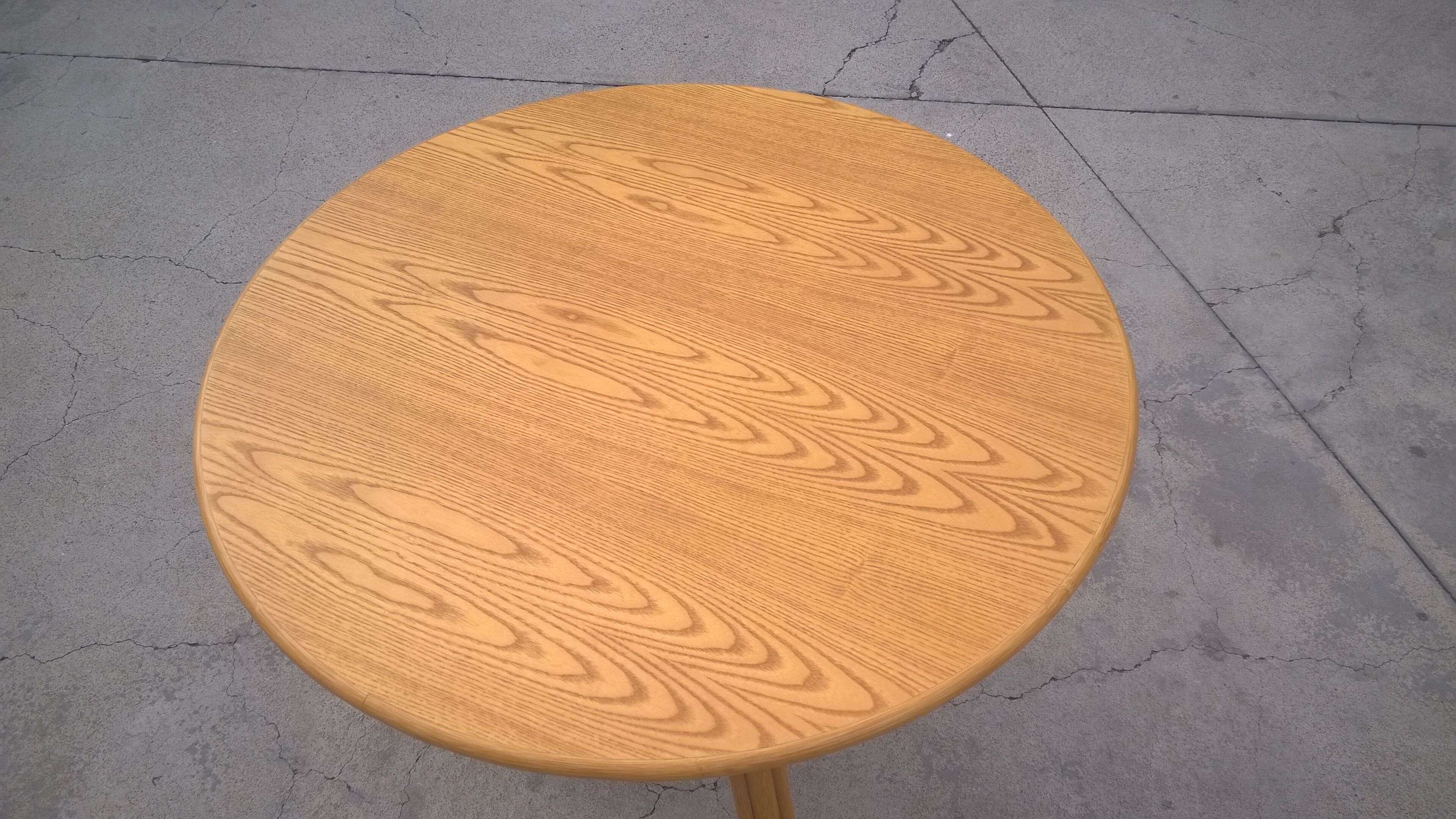 Bamboo and wood table