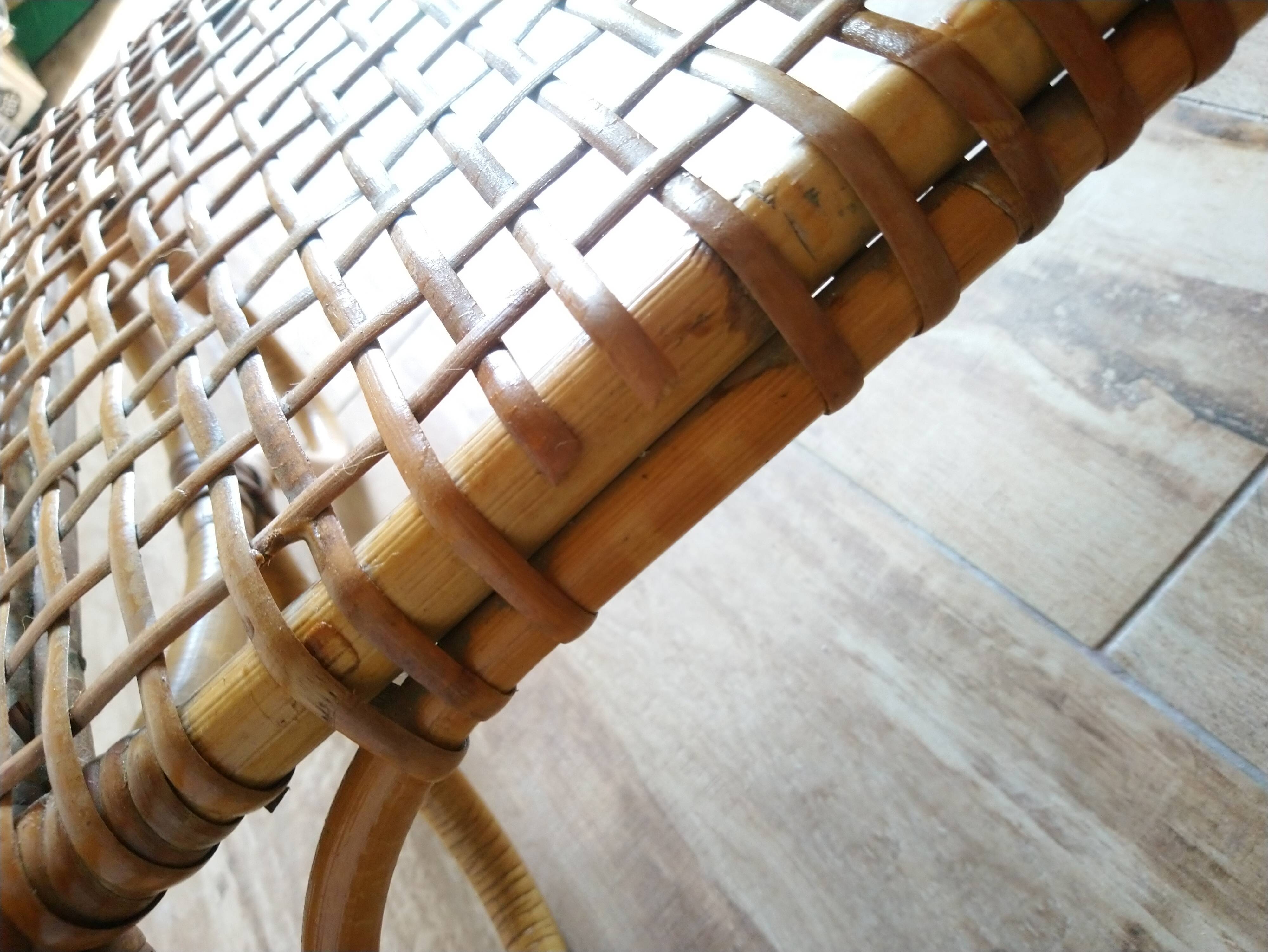 Rattan coffee table