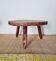 Small round tripod coffee table – vintage wooden stand