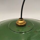 Three enamelled sheet metal suspensions