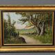 Countryside landscape – Oil on panel signed Anderson – 20th century
