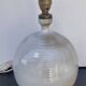large stoneware lamp signed stoneware from Marais France