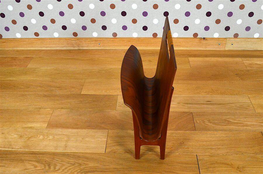 Danish Magazine Rack by Ejnar Larsen & Aksel Bender Madsen Vintage 1960