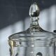 Pair of blown glass sweet jars