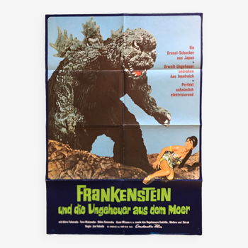 Godzilla vs. the Sea Monster_original German poster_1969