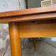 Table extensible scandinave en teck années 1950