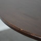 Dutch dining table/folding table from the 20th century 105cm diameter
