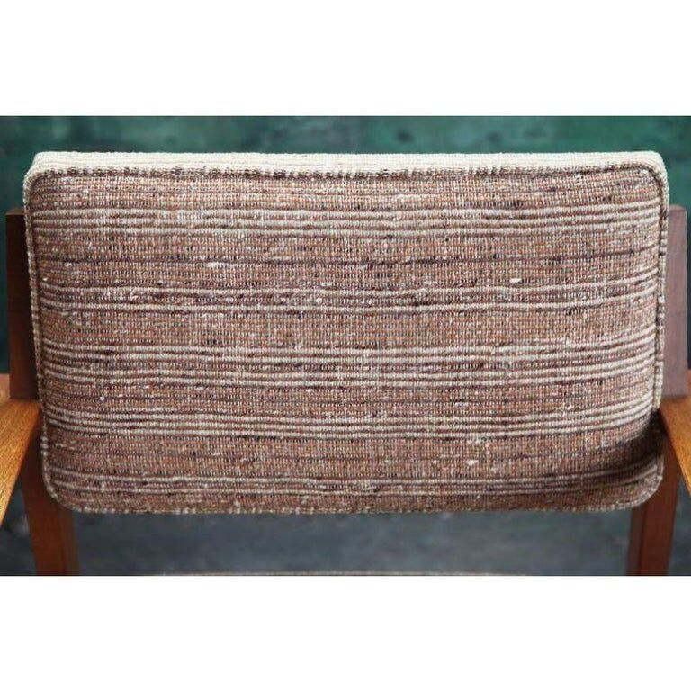 Pair of Giacomo Buzzitta walnut armchairs by Stow Davis