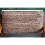 Pair of Giacomo Buzzitta walnut armchairs by Stow Davis