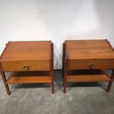 Teak bedside tables circa 1960