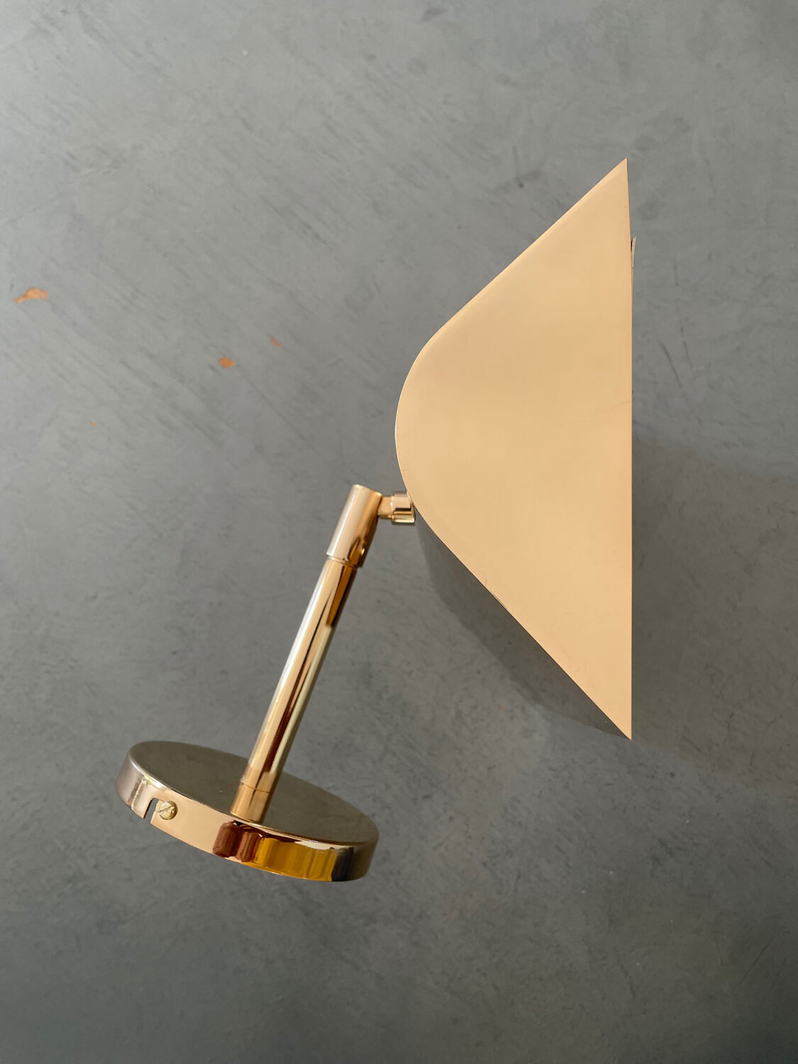 SCE brass wall light