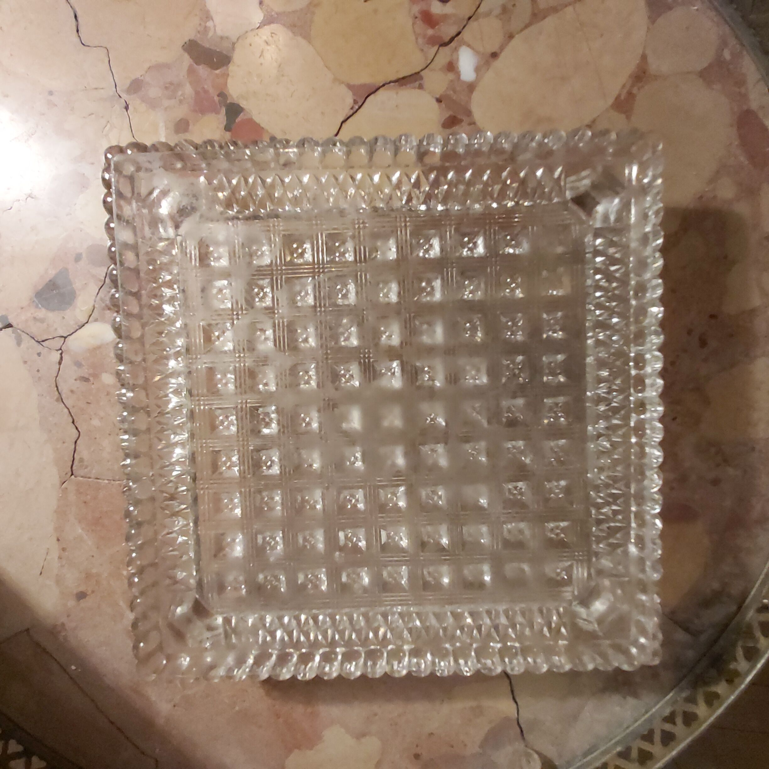 Baccarat crystal trifle Art-Deco period