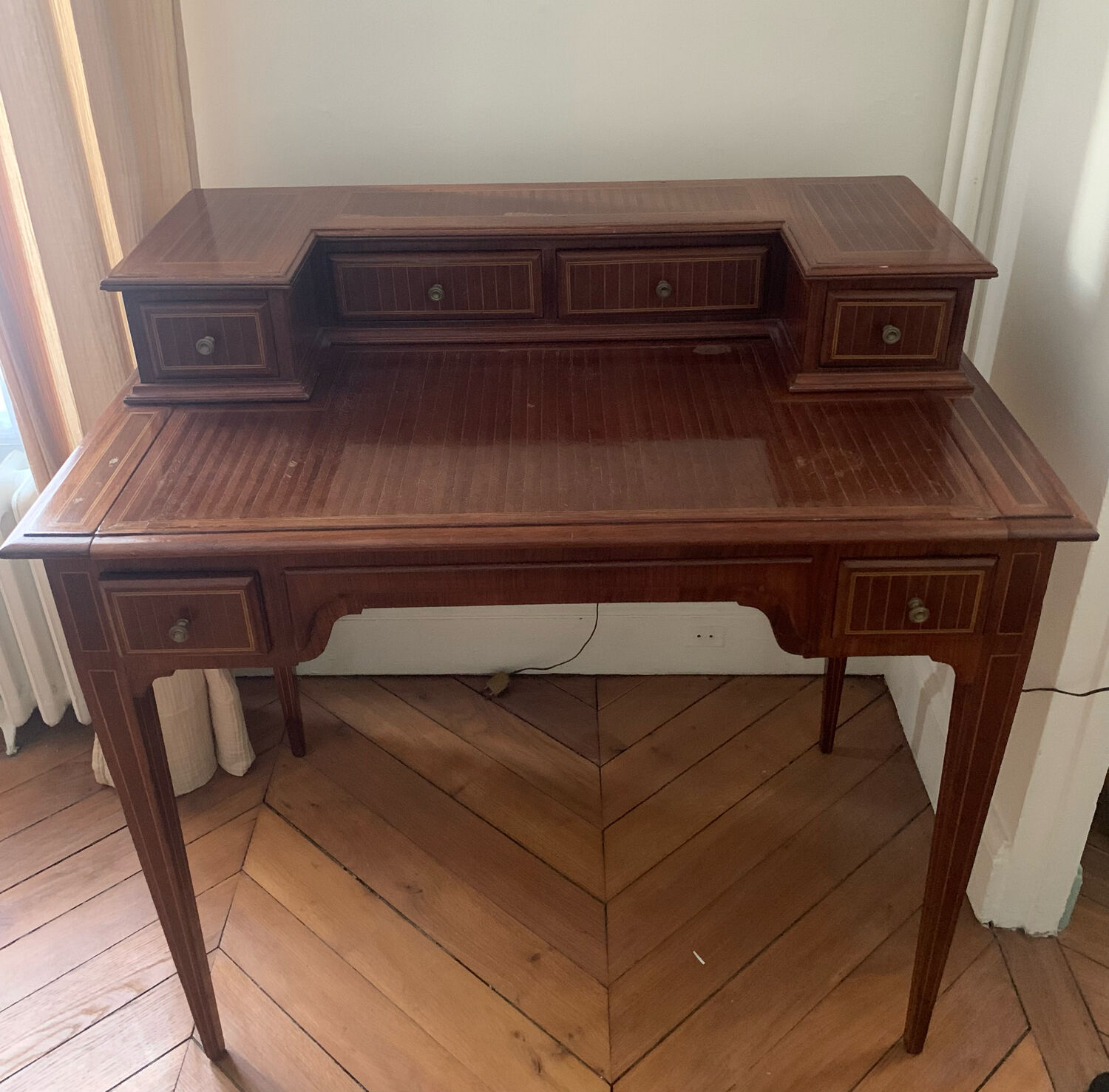 Marquetry desk