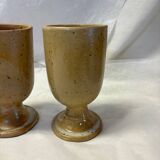 Set of 3 Digoin stoneware cups