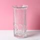 Mid-Century Textured Glass Vase: Fidenza Italian Leaf Pattern, 1970s