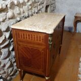 Louis XVI-style dresser marked on marble