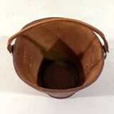 Leather waste paper basket 1960’s