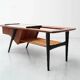 Alfred Hendrickx, Coffee Table Model 210 with Built-In Bar