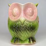Sarreguemines owl slip pitcher