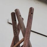 Double ladder for market gardening, fruit harvest, old wooden picking - 3m65