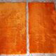 Vintage orange rug