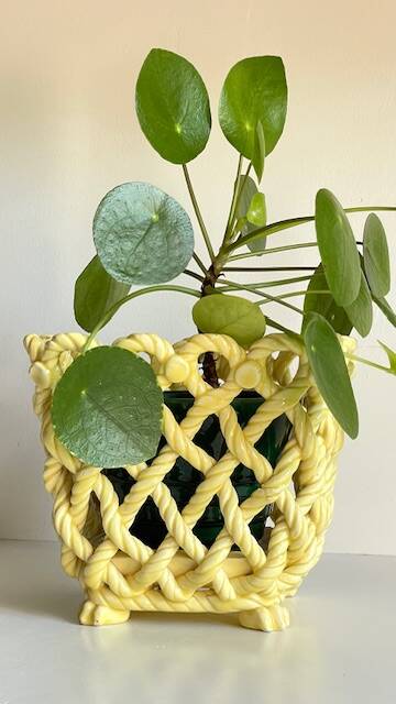 Vintage Braided Cache-Pot