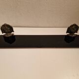 bathroom set round mirror and shelf