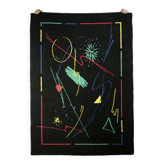 Kandinsky style rug from the 80s