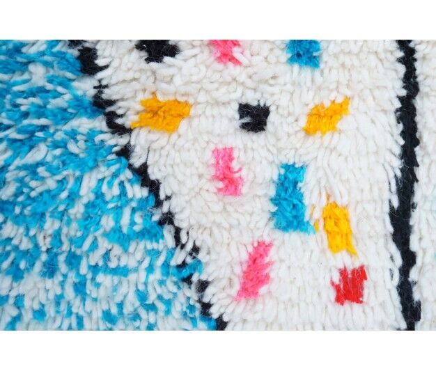 Colorful Berber carpet 242x144cm