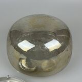 60s 70s ceiling lamp Plafoniere Flush Mount Böhmer Leuchten Germany Glass