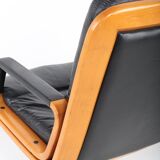 Leather office chair by Eugen Schmidt